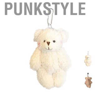 Punkstyle Bear Keychain Pendant Cute Shape Small Exquisite Comfortable Plush Doll Toy for Schoolbag Handbag