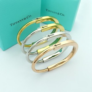 [เครื่องประดับแฟชั่น] T&amp;co สร้อยข้อมือชุบทอง 18K ลายโลโก้เกือกม้า