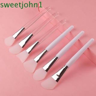 Sweetjohn แปรงแต่งหน้า ซิลิโคน ใช้ซ้ําได้ สําหรับผสมโคลน แต่งหน้า Diy 1 ชิ้น