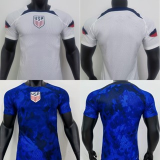 [Player Version] เสื้อกีฬาแขนสั้น ลายทีมฟุตบอล World Cup Team USA 2223 คุณภาพสูง