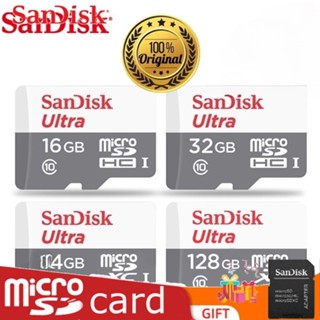 SANDISK ของแท้ 100% การ์ดหน่วยความจํา Micro Sd Ultra Class 10 100mbs 16gb 32gb 64gb 128gb