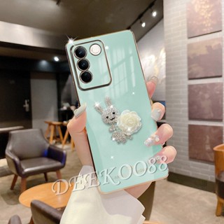 พร้อมส่ง เคสโทรศัพท์มือถือ กันกระแทก ลายกระต่ายน่ารัก สําหรับ VIVO V29 5G VIVOV29