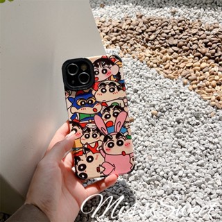 เคสโทรศัพท์มือถือ TPU แบบนิ่ม ลายการ์ตูนชินจัง สําหรับ iPhone 14 13 12 11 Pro Max X XR Xs Max 8 7 6 6s Plus SE 2020