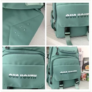 【พร้อมส่ง】กระเป๋าเป้ สะพายหลัง กระเป๋าแฟชั่น ความจุขนาดใหญ่เวอร์ชั่นเกาหลี นักเรียนแฟชั่น B-1341