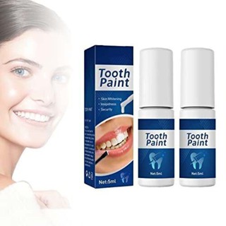  2 boxes of teeth whitening paint for long-term preservation (5ml box)