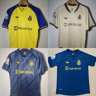 【Fans&amp; Issue Kit 】เสื้อกีฬาแขนสั้น ลายทีมชาติฟุตบอลชั้นที่สาม 22 23 Al-Nassr FC ชุดเหย้า