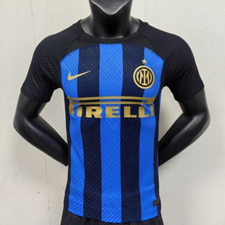 เสื้อกีฬาแขนสั้น ลายทีมชาติฟุตบอลชั้นนํา Inter Home 23-24 S-XXL ชุดเหย้า สําหรับผู้ชาย