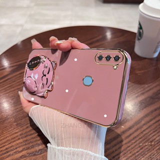 เคสโทรศัพท์มือถือ TPU นิ่ม ขอบตรง ลายแมวน่ารัก 3D สําหรับ Samsung A11