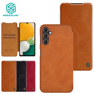 Nillkin เคสโทรศัพท์หนัง ฝาพับ กันกระแทก พร้อมช่องใส่บัตร หรูหรา สําหรับ Samsung Galaxy A14 5G