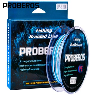 PROBEROS Braided Fishing Line 100m X4 PE Stands สายการประมง Fish Rope Lines Floating Casting 10lb-100lb อุปกรณ์ตกปลา