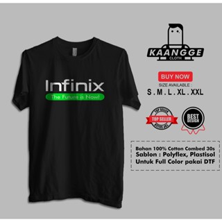 เสื้อยืด พิมพ์ลายโลโก้ Infinix Smartphone Distro