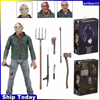 Arthur Friday Jason Voorhees โมเดลฟิกเกอร์ภาพยนตร์ 3d ของเล่น สําหรับแฟนคลับ สะสม