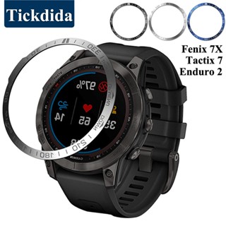 กรอบโลหะสเตนเลส สําหรับ Garmin Tactix 7 Pro Enduro 2 Fenix 7X