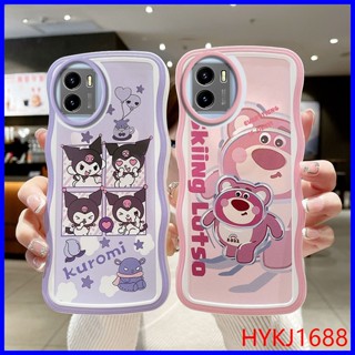 เคส Vivo Y15S เคส Vivo Y15A เคส Vivo Y01 เคส Vivo Y01A tpu ซิลิโคน ลายคลื่น เคสป้องกัน การ์ตูน ขอบเต็ม นิ่ม