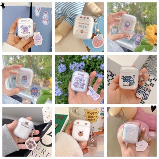 เคสหูฟัง ลายการ์ตูนหมี ดอกไม้ คุโรมิ น่ารัก คุณภาพสูง สําหรับ Airpods Gen 1 2 Pro Pro2 Gen 3 Inpods tws i12 i13