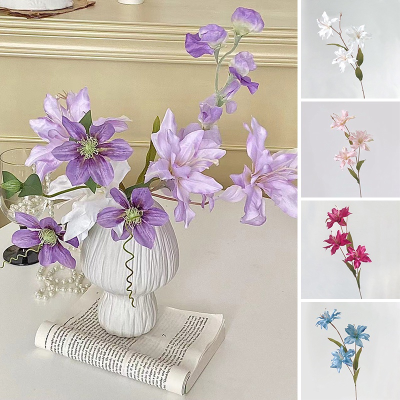 ดอกลิลลี่ประดิษฐ์ DIY สําหรับตกแต่งบ้าน งานแต่งงาน ปาร์ตี้
