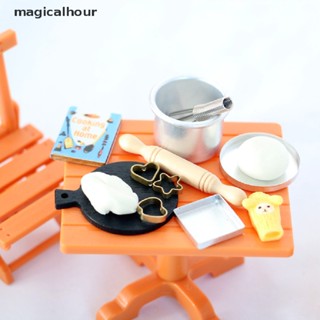 magicalhour^^ 3Pcs/Set 1/12 Mini Dining Table/Chairs Furniture Model Toys For Doll House *new