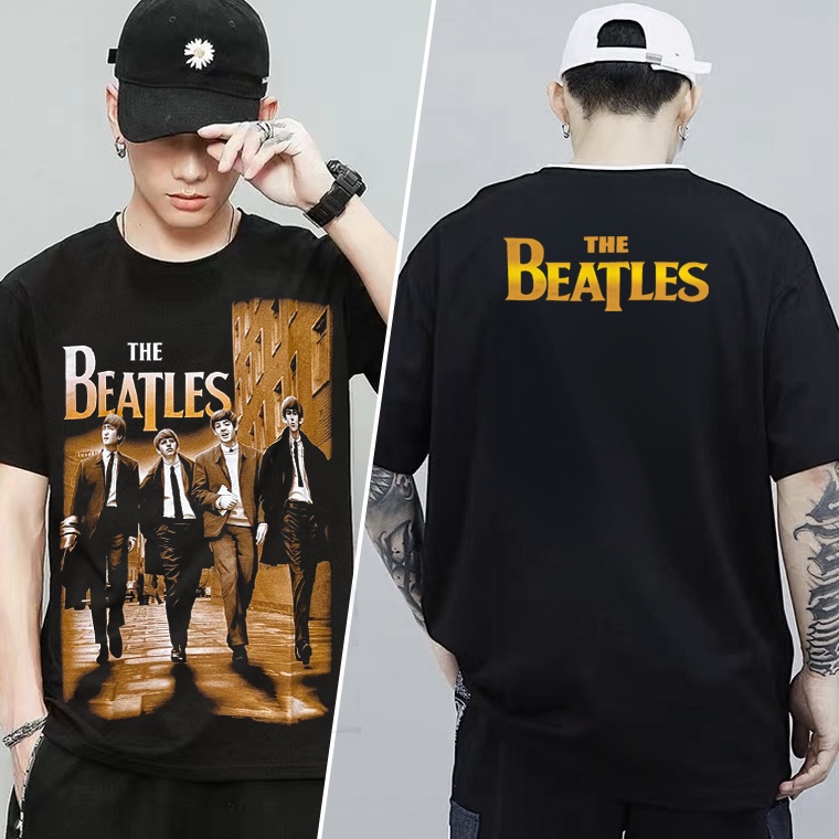 John LENNON - The BEATLES เสื้อยืด พิมพ์ลาย The GREATees ROCK BAND สําหรับผู้ชาย