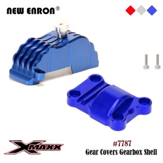 ฝาครอบมอเตอร์เกียร์หลัง อะลูมิเนียมอัลลอย 7787 สําหรับรถบังคับ Traxxas 1/5 1/6 XRT XMaxx 1:5 X-Maxx Monster Truck 6S 77076-4 8S 77086-4