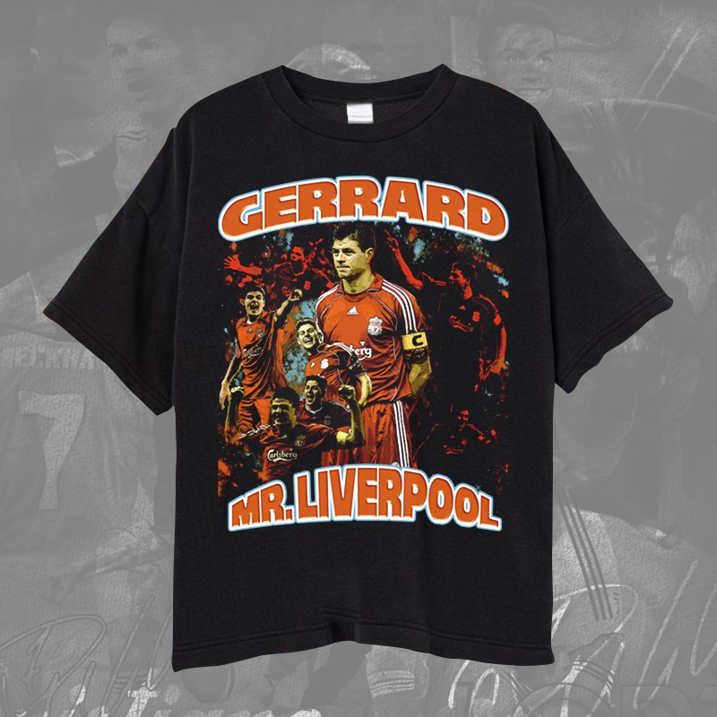 โมเดล Liverpool Legend Steven Gerrard Gerrard Steven Gerrard Mr. ลิเวอร์พูลภาษาอังกฤษS-5XL