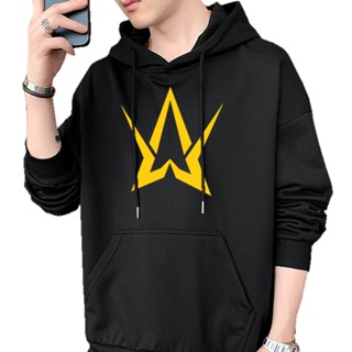 เสื้อฮูดแฟชั่นสไตล์สตรีท AW23 ผ้าใส่สบาย