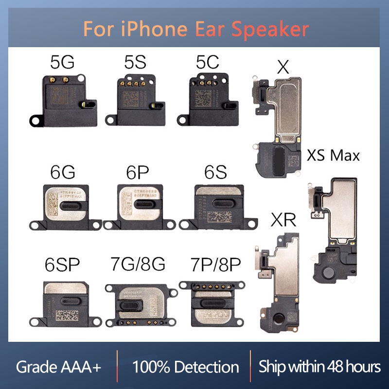 OEM Earpiece Flex สําหรับ iPhone 5 5s SE 6 6S 7 8 Plus X XS XR XS Max Proximity Light Sensor หูฟัง F