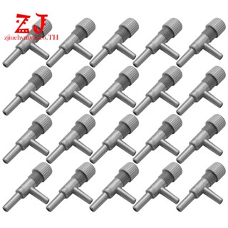 Aquarium Fish Oxygen Air Line Tubing Flow Control Valve 20 Pcs Gray