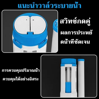 🔥COD🔥อะไหล่ชักโครก แกนน้ำเข้าชักโครก ลูกลอยในตัว (1/2") รุ่นประหยัดน้ำ แกนน้ำออก พร้อมปุ่มกด คุณภาพดี ลูกลอยอัตโนมัติ