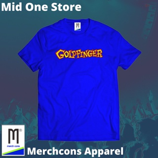 oversize T-shirt Mod158/kaos BAND GOLDFINGER ป้ายแท็ก MERCHCONS ขนาดภายนอก / KAOS Music DISTRO S-5XL