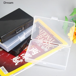 &lt;Dream&gt; กล่องพลาสติกใส ทรงสี่เหลี่ยมผืนผ้า กันฝุ่น ทนทาน สําหรับเก็บเครื่องประดับ