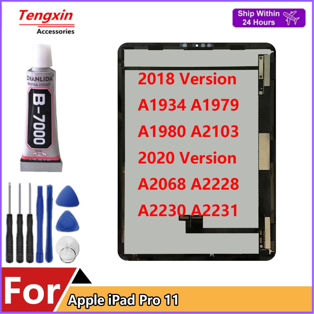 อะไหล่หน้าจอสัมผัสดิจิทัล LCD 11 นิ้ว แบบเปลี่ยน สําหรับ Pro 11 LCD A1980 A1934 A1979 A2068 A2230 A2