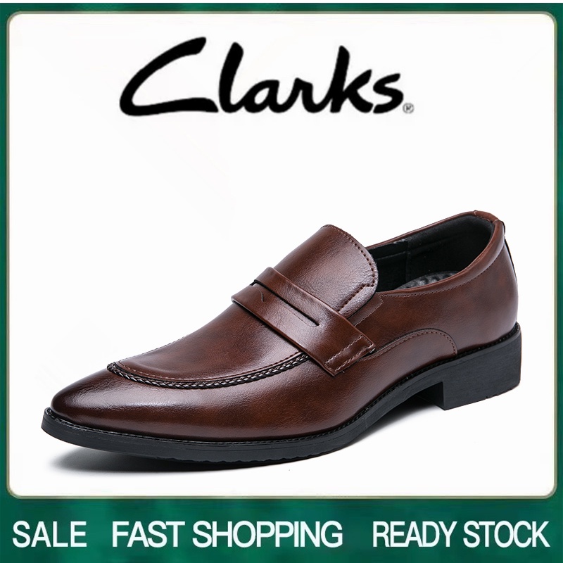 รองเท้า clarks สําหรับผู้ชาย clarks รองเท้าทางการสําหรับผู้ชายรองเท้าหนังเกาหลีรองเท้าสํานักงานรองเท