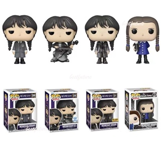 ตุ๊กตาฟิกเกอร์ Funko Pop The Addams Family Wandinha Wednesday Addams ของเล่นสําหรับเด็ก