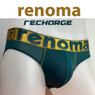 กางเกงในชาย | Renoma​ รุ่น Recharge-Best Seller ขอบทอง ทรงสวยแนบเนื้อเซ็กซี่ เนื้อผ้าไมโครไฟเบอร์ มีรูระบายทำให้แห้งไว