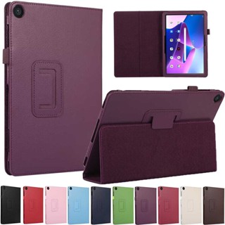 เคสโทรศัพท์มือถือหนัง PU ฝาพับ กันกระแทก พร้อมช่องใส่บัตร ตั้งได้ สําหรับ Lenovo Tab M10 3rd Gen TB328FU TB328XU