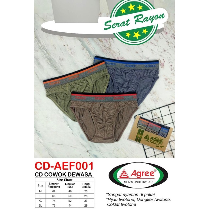 JH Agree ชุดชั้นใน AEF001 (3 ชิ้น)