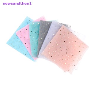 Newsandthen1 6 สี เล็บผ้ากอซ นกกระจอก อุปกรณ์ประกอบฉากถ่ายภาพ เล็บตาข่าย เครื่องสําอาง รูปลูกไม้ ดี