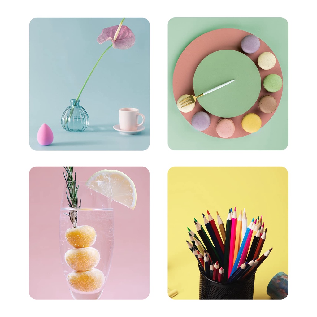 Selens PVCฉากถ่ายรูป Morandi แผ่นพื้นหลัง Pvc กันน้ําสําหรับใช้ถ่ายภาพในสตูดิโอ ฉากถ่ายรูปสินค้า พื้นหลังถ่ายรูป ฉากถ่ายภาพ