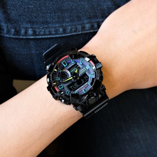 นาฬิกาผู้ชาย G-SHOCK รุ่น GA-700RGB-1A ซีรีส์ GA-700 จีช็อค