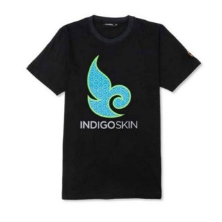 [S-5XL] เสื้อยืดคอกลม เสื้อยืดไม่ต้องรีด เสื้อเชิ้ตแขนสั้น ราคาระเบิดNEW~ Indigoskin Daimond Logo Tee size M ของแท้ 100%