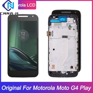 หน้าจอสัมผัสดิจิทัล LCD พร้อมกรอบ สําหรับ motorola moto g4 play motorola moto g4 play