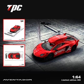 โมเดลรถยนต์ TPC 1:64 LP700 Aventador GTEVO Supreme สีแดง