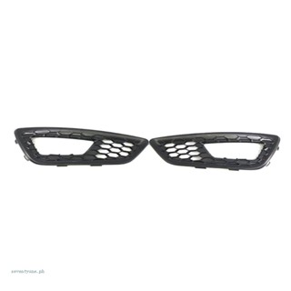 【seve*】 Car Front Bumper Fog Light Lamp Cover Bezel Grille Frame 2pcs for Focus 15-18