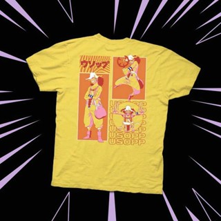 One Piece - เสื้อยืด Usopp Panels - Crunchyroll เสื้อผ้าคู่รักชายหญิง