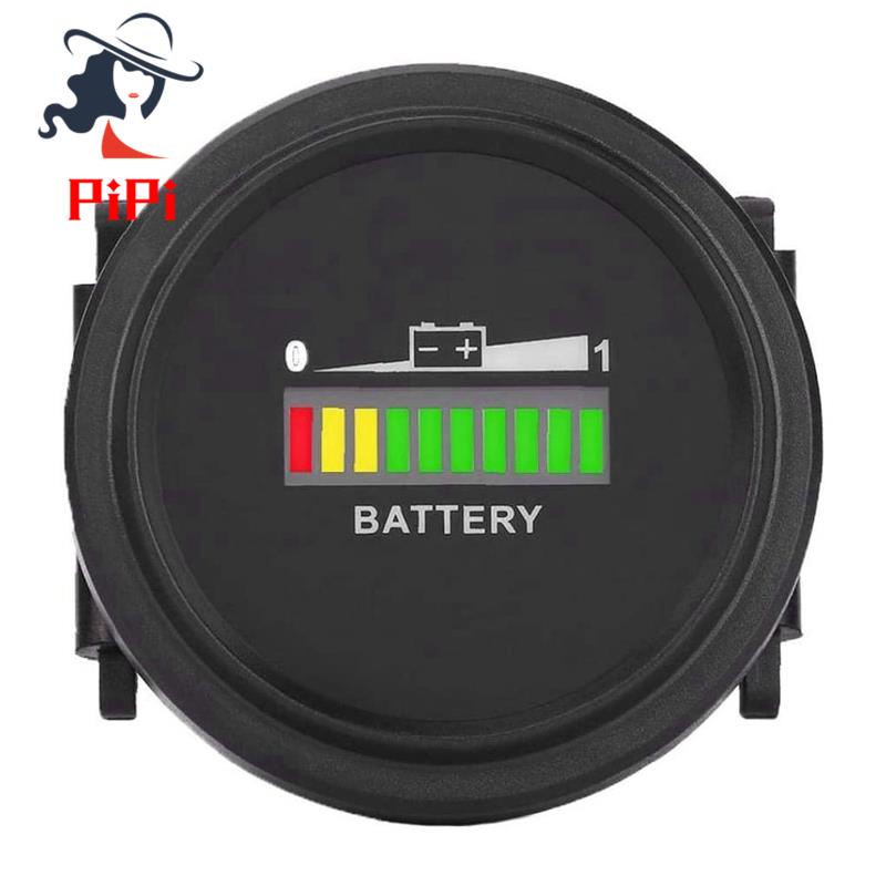 12V/24V/36V/48V/72V LED Digital Battery Indicator Waterproof Meter Gauge Battery Indicator for Go-Lf