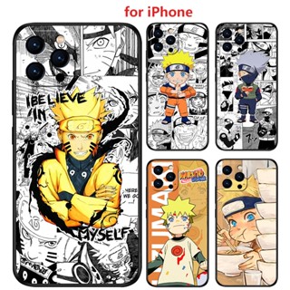 เคส iPhone SE 2020 XS 7Plus X XR 6 6S 11 Pro Max XSMAX 7 8 โทรศัพท์มือถือแบบนิ่ม TPU ลายการ์ตูนนารูโตะ คาคาซี ลูฟี่ สําหรับ