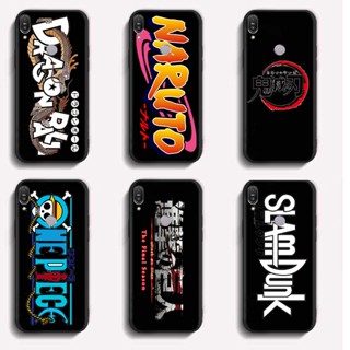 เคสโทรศัพท์มือถือ ซิลิโคนนิ่ม กันกระแทก ลายการ์ตูนอนิเมะ สีดํา สําหรับ Asus X00Pd X00QD Zb555Kl ZB556kl ZB601KL X00Td ZB602KL ZE620Kl