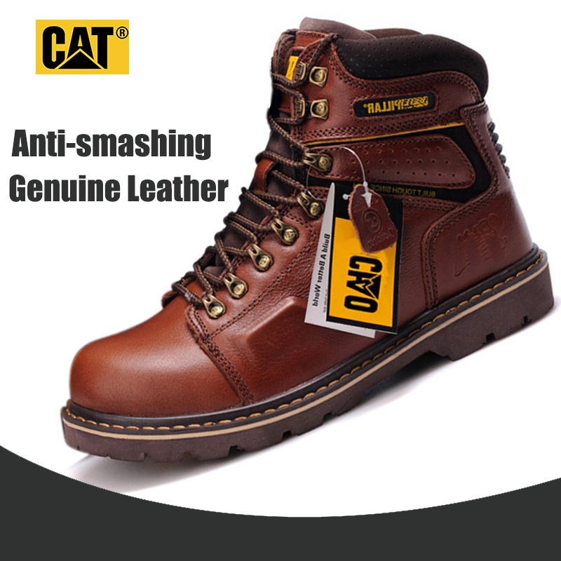 ♜COD♜  Caterpillar safety shoes รองเท้าบูทเซฟตี้หัวเหล็ก 2 สไตล์ ขนาด 38-47
