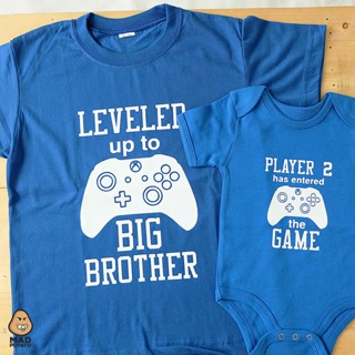 Mad เสื้อแขนสั้น ลายมันฝรั่ง Big Brother Big Sister and Baby สําหรับครอบครัว