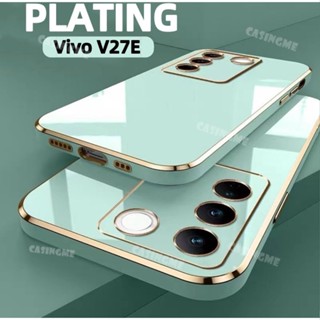 เคสซิลิโคนนิ่ม หรูหรา กันกระแทก สําหรับ Vivo V27E 2023 Vivo V27 V27E 5G VivoV27 Pro V25 V25E V 27 25 E VivoV27E 27E 5G 2023